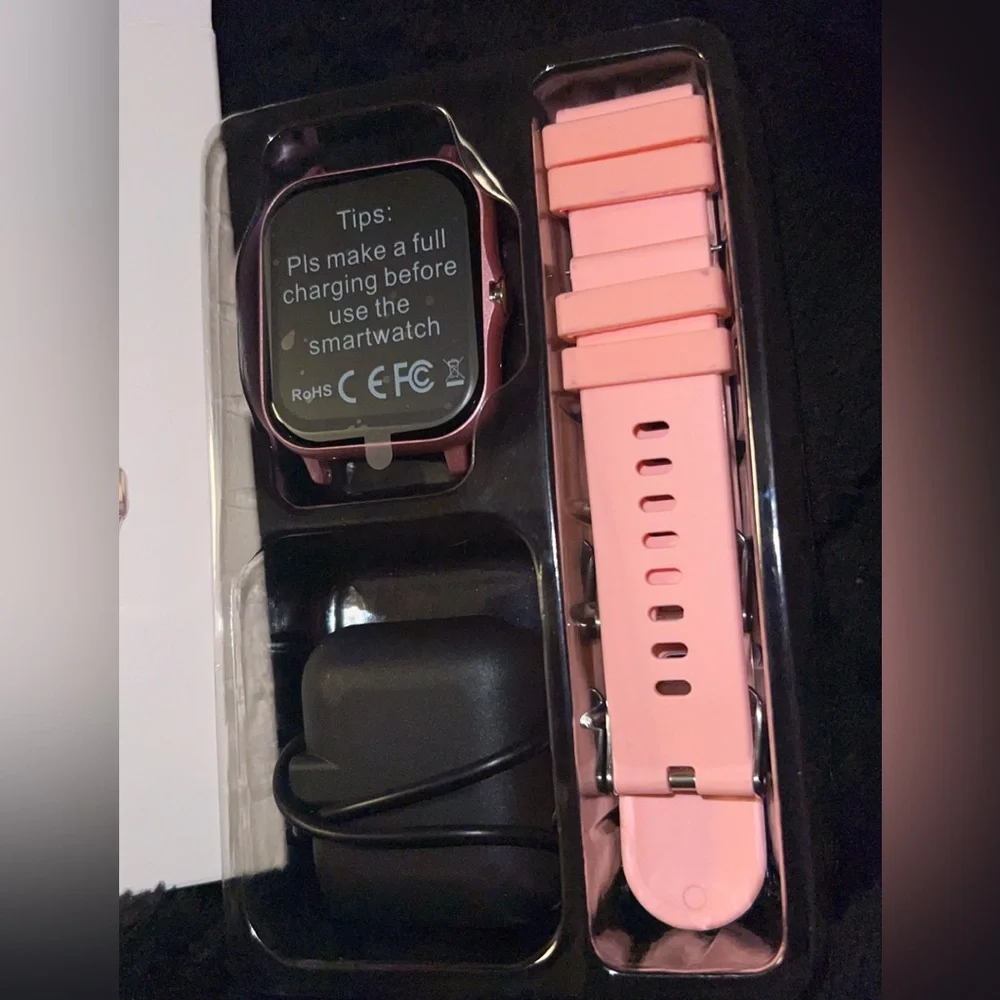 Smart Watch Pink New In Box - Picture 5 of 13